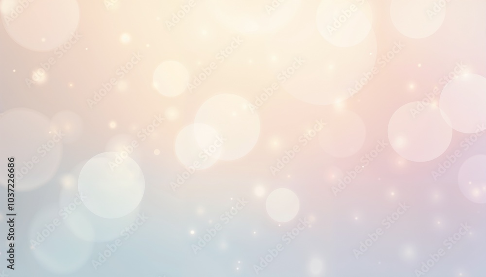 Soft bokeh light effect on pastel background Soft bokeh light effect on pastel background