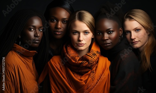 Group of Women Standing Together