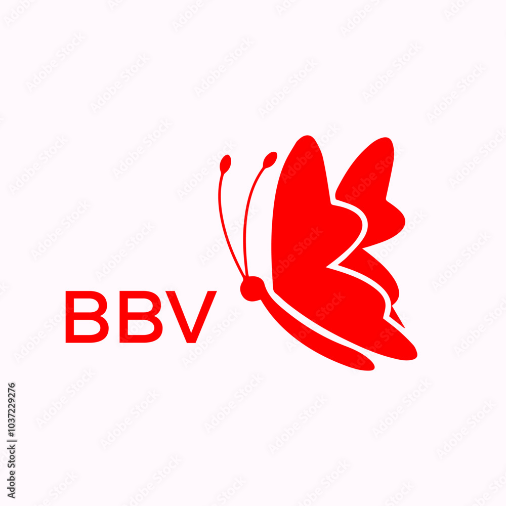 Fototapeta premium BBV Letter Logo