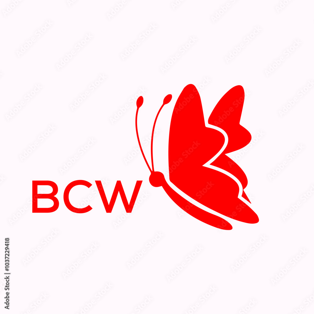 Obraz premium BCW Letter Logo