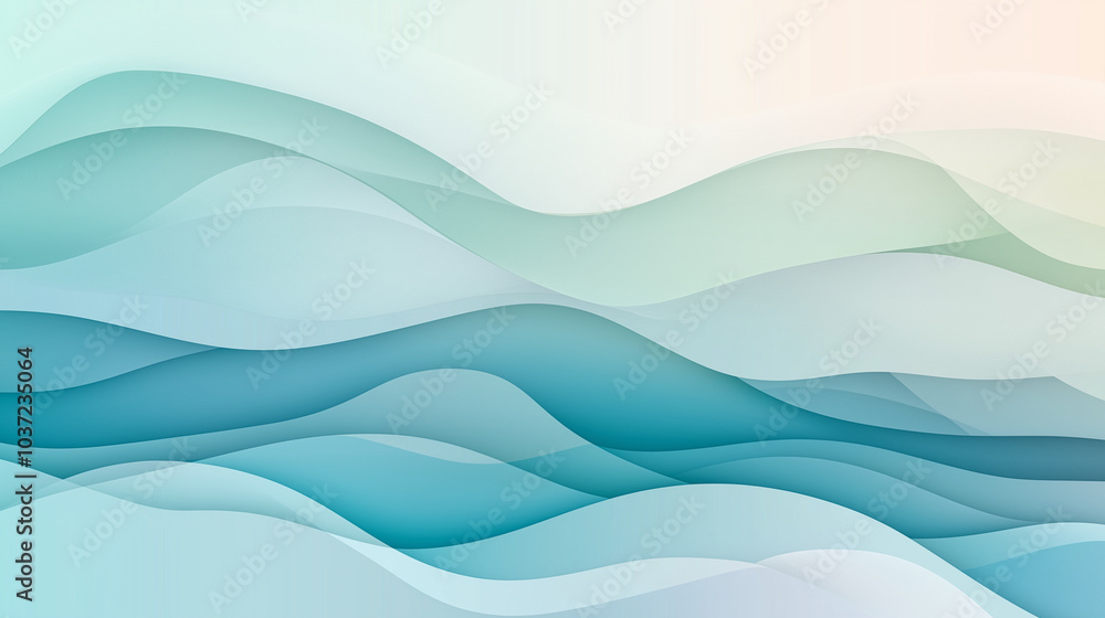Fototapeta premium abstract background with waves