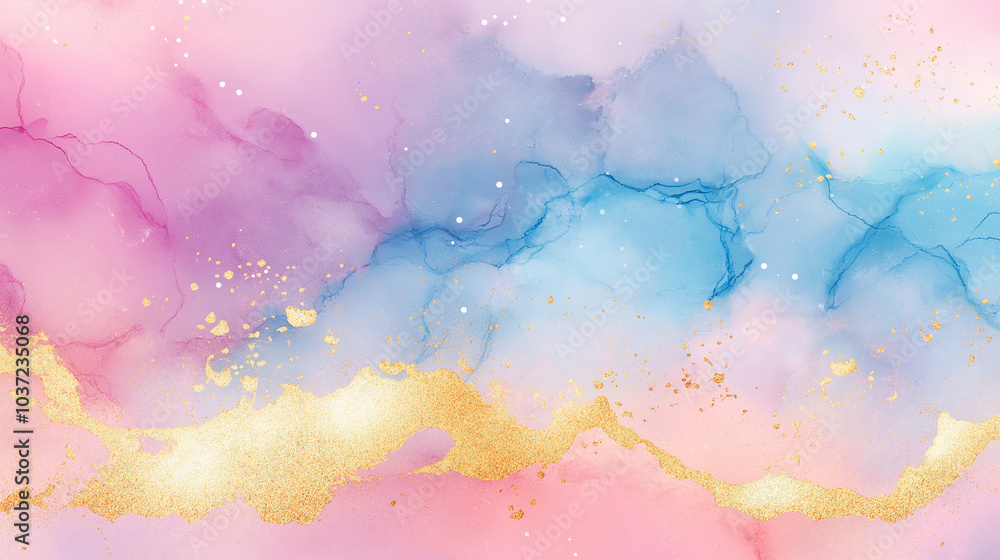 Obraz premium abstract watercolor background with watercolor splashes