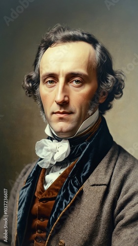 Portrait Felix Mendelssohn Bartholdy 9-16 photo