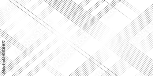 Vector tech geometric thin diagonal striped line pattern gradient minimal transparent background. White geometric pattern transparent background. minimal surface curve wave creative line texture.