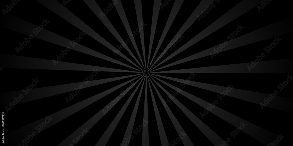 Vector sunburst retro black and gray vector backdrop starburst vintage backdrop background. abstract beam flare banner, cartoon, template geometric creative design. Vector sunburst retro black and gray vector backdrop starburst vintage backdrop background. abstract beam flare banner, cartoon, template geometric creative design.