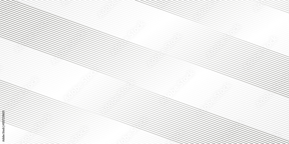 Naklejka premium Vector tech geometric thin diagonal striped line pattern gradient minimal transparent background. White geometric pattern transparent background. minimal surface curve wave creative line texture.