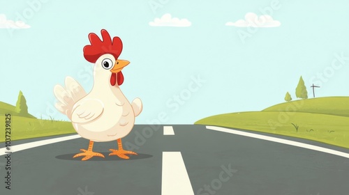 Chicken Crossing the Road.