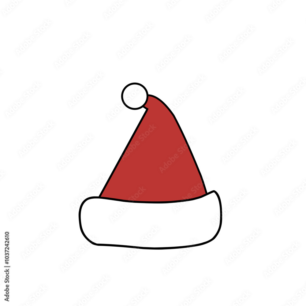 Santa Claus hat, cartoon Christmas cap Santa Claus hat, cartoon Christmas cap