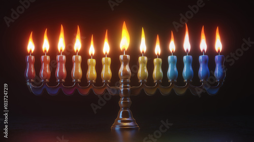 Menorah as a central symbol of Hanukkah showcasing the traditions and joy of the Jewish holiday