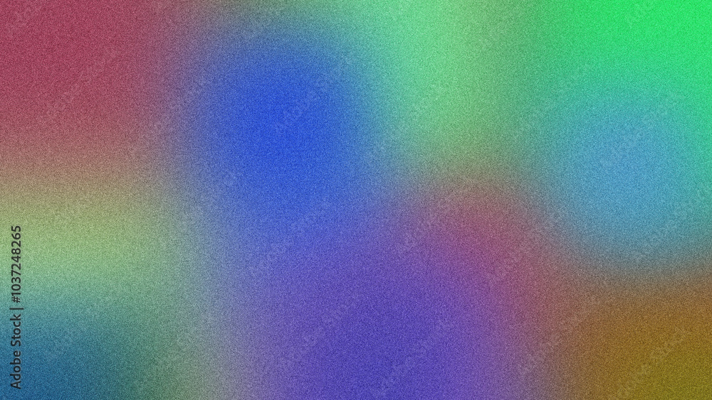 Fototapeta premium Futuristic Design with Smooth Fluid Gradient and Grainy Noise, Artistic Gradient Background with Subtle Grainy Noise Texture
