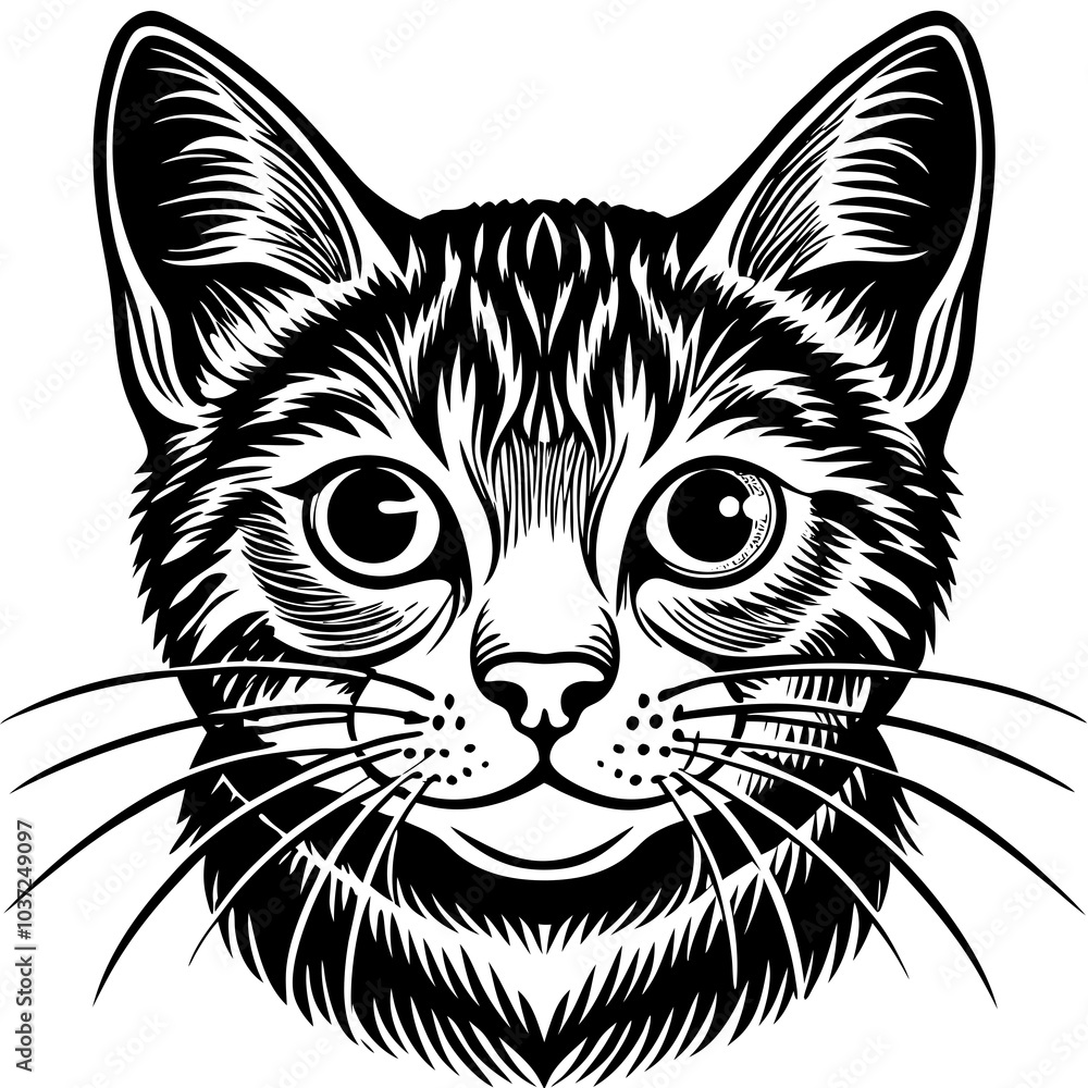 Cat Silhouette Black Vector Cat Silhouette Black Vector