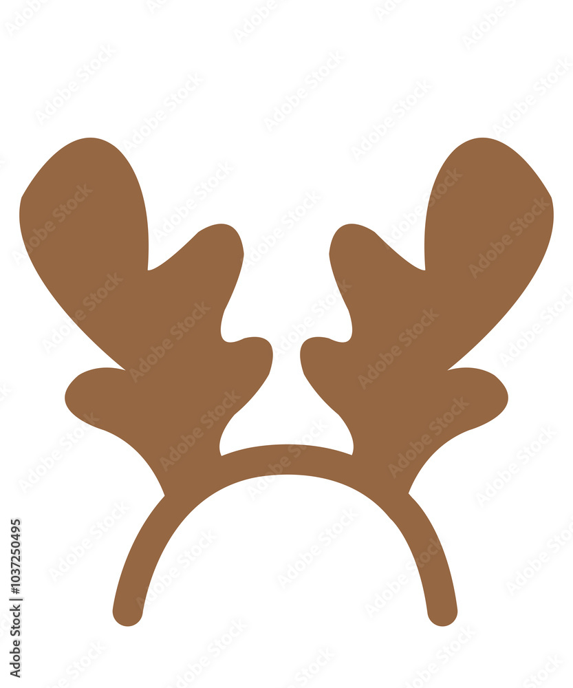 Christmas reindeer clip art design on plain white transparent isolated background for card, shirt, hoodie, sweatshirt, apparel, card, tag, mug, icon, poster or badge Christmas reindeer clip art design on plain white transparent isolated background for card, shirt, hoodie, sweatshirt, apparel, card, tag, mug, icon, poster or badge