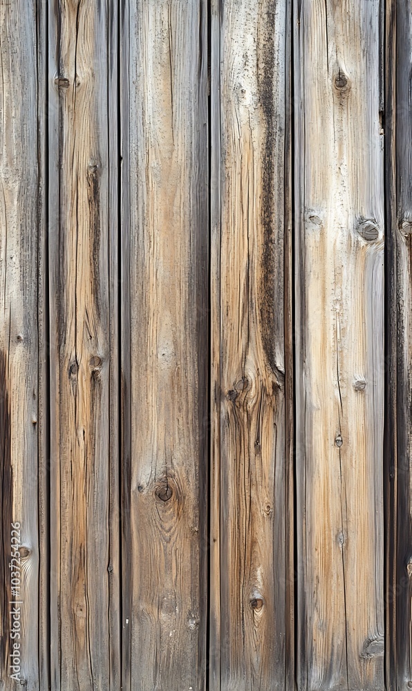 Naklejka premium Old wood background or texture. Abstract background of old wooden wall.