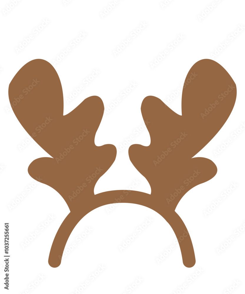Reindeer Christmas clip art design on plain white transparent isolated background for card, shirt, hoodie, sweatshirt, apparel, card, tag, mug, icon, poster or badge Reindeer Christmas clip art design on plain white transparent isolated background for card, shirt, hoodie, sweatshirt, apparel, card, tag, mug, icon, poster or badge