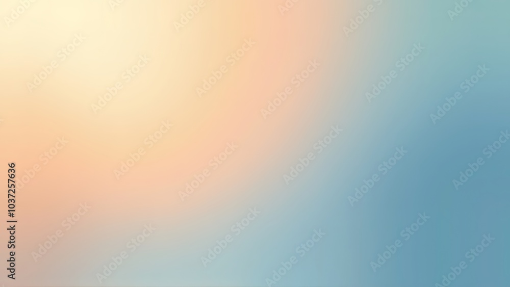Peach to light blue gradient background Peach to light blue gradient background