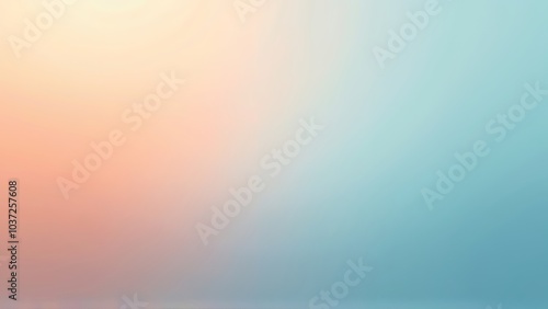 Peach to light blue gradient background
