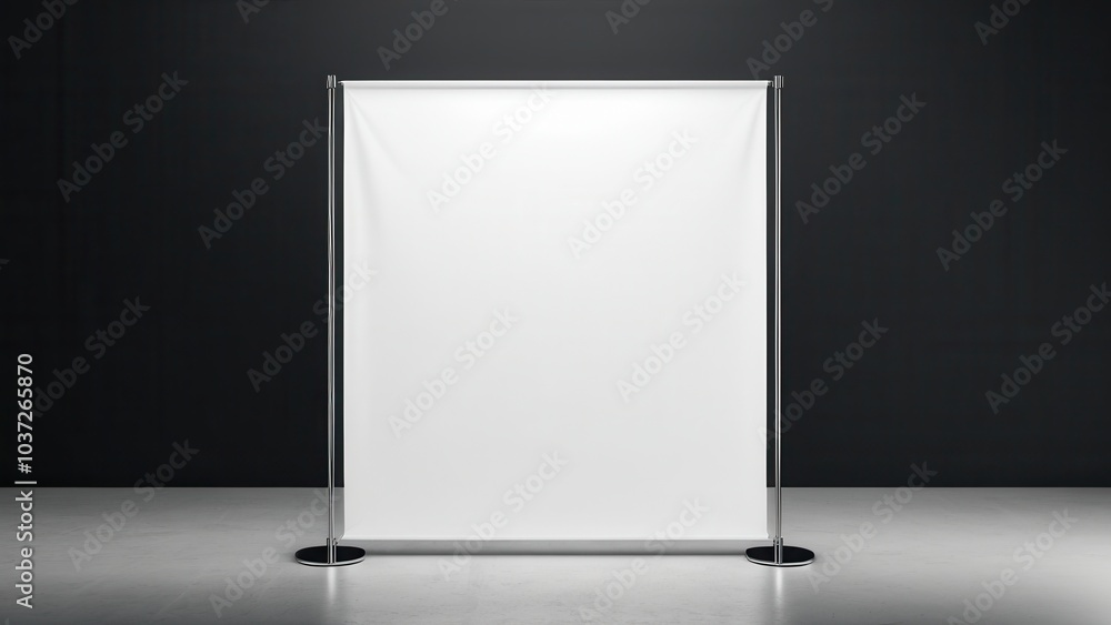 Modern 10 x 10 banner stand mockup for corporate use, featuring a creative, abstract design. Ideal for business events, this minimal pull-up banner is professional Modern 10 x 10 banner stand mockup for corporate use, featuring a creative, abstract design. Ideal for business events, this minimal pull-up banner is professional