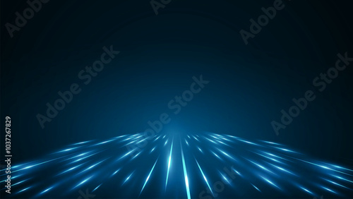 Illustration of high speed concept. Futuristic technology abstract background. Modern futuristic design.
