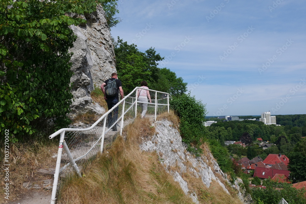 Wanderweg auf dem Kalkberg in Bad Segeberg
