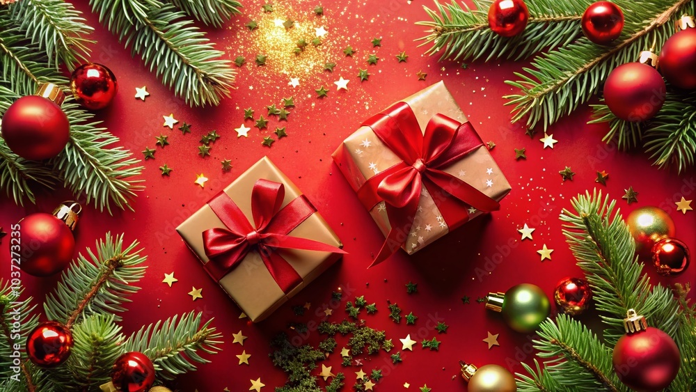 Joyful Holiday Shopping: Festive Present Boxes and Decorations for a Merry Celebration Joyful Holiday Shopping: Festive Present Boxes and Decorations for a Merry Celebration