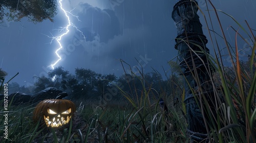 Halloween is a night festival, design can emphasize darkness and mystery, and...