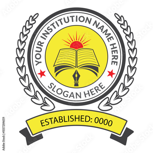 Education logo design template for school and organization