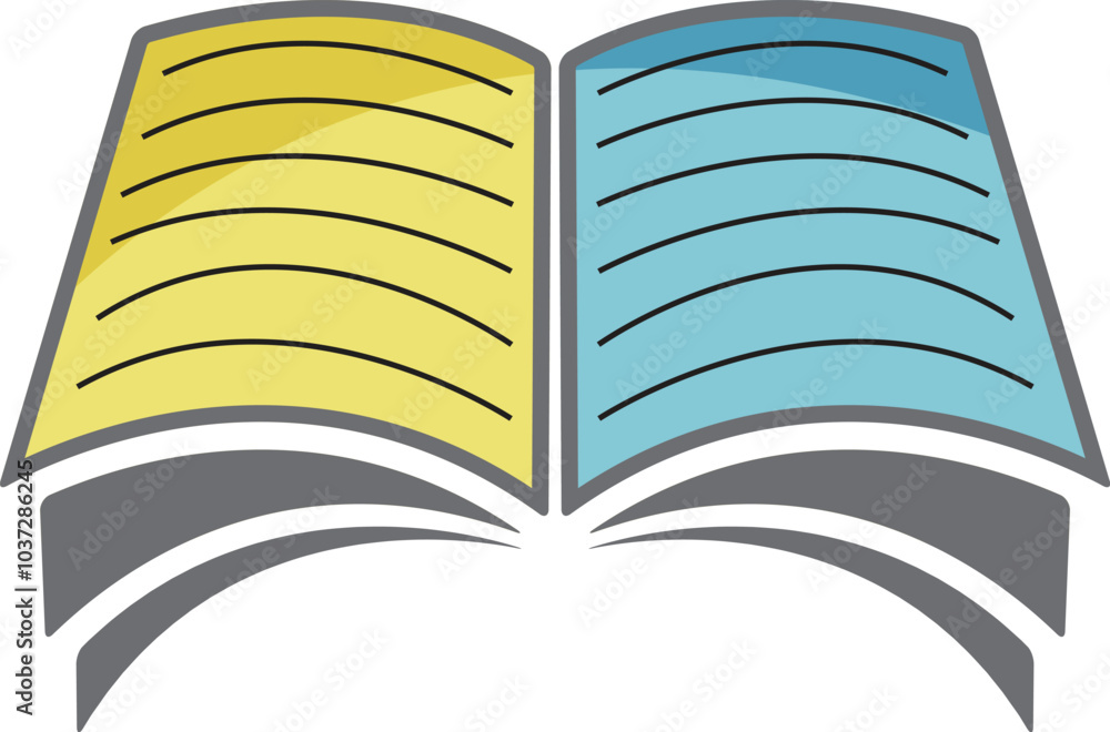 Book image icon vector clipart design Book image icon vector clipart design