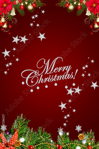 red christmas background