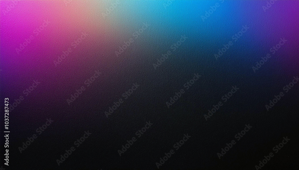 Fototapeta premium Textured surface with a vibrant pink, blue, and purple gradient. No objects, no actions. Dreamy, ethereal atmosphere. Solid background.