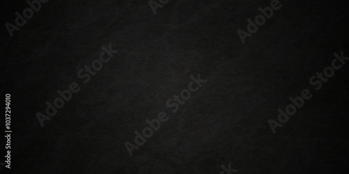 Dark Black background texture, old vintage charcoal black backdrop paper with watercolor. Abstract background with black wall surface, black stucco texture. Black gray satin dark texture luxurious.