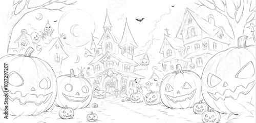 Halloween for coloring