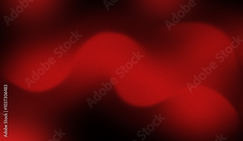 Abstract red gradient background with smooth and soft transitions. This vibrant backdrop features a swirling effect with grainy noise texture