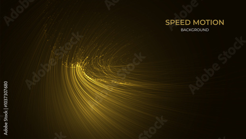 Motion Abstract Neon Threads Background. Color Line Lights Background. Optical Fiber Vector with Shine Bright Effect. Abstract Ribbon Vector Design.
