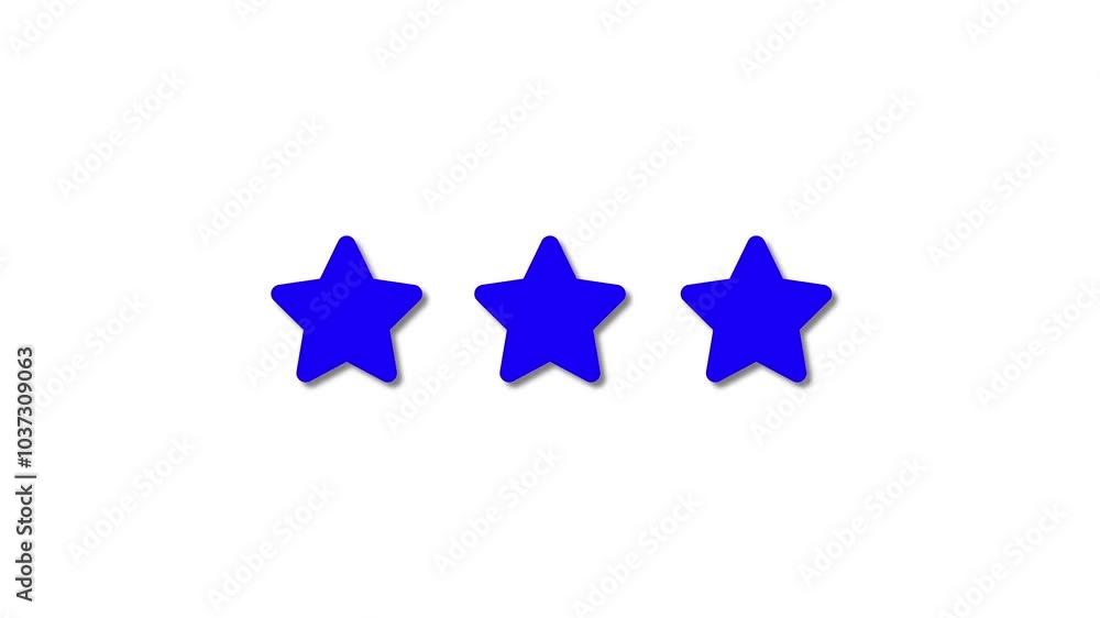 Three star symbol, 3 star review, overview. Rating by star icon. Three star symbol, 3 star review, overview. Rating by star icon.