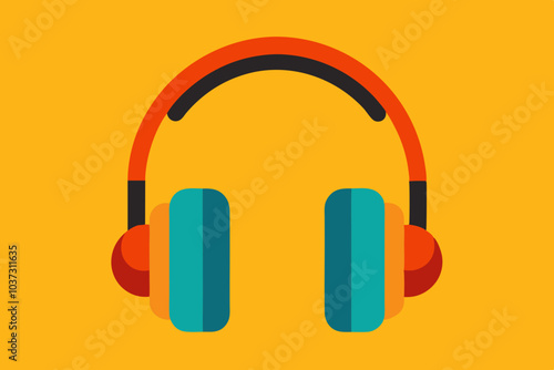 Headphones Vector Illustration
