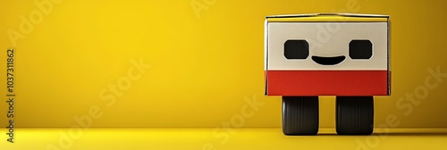 Blockhead in a Yellow Landscape