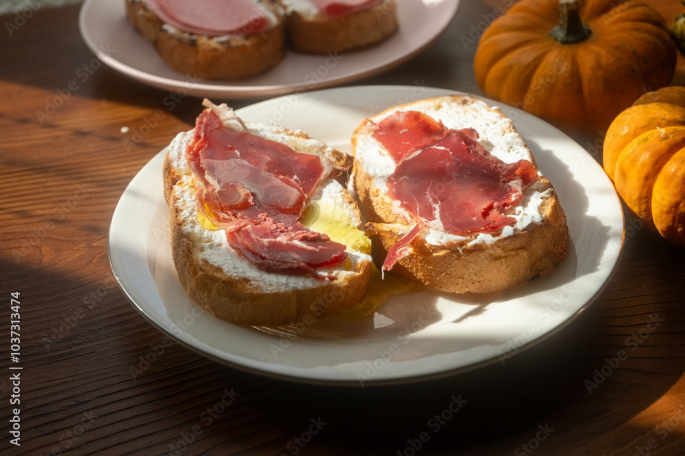 cultural spanish dried meat tapas sandwiches cultural spanish dried meat tapas sandwiches