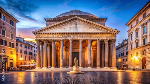 Minimalist Photography of the Pantheon: Architectural Elegance and Timeless Design in Rome