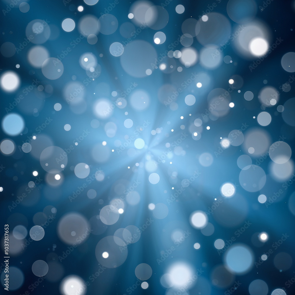 Blurred Snow Star Background Blurred Snow Star Background