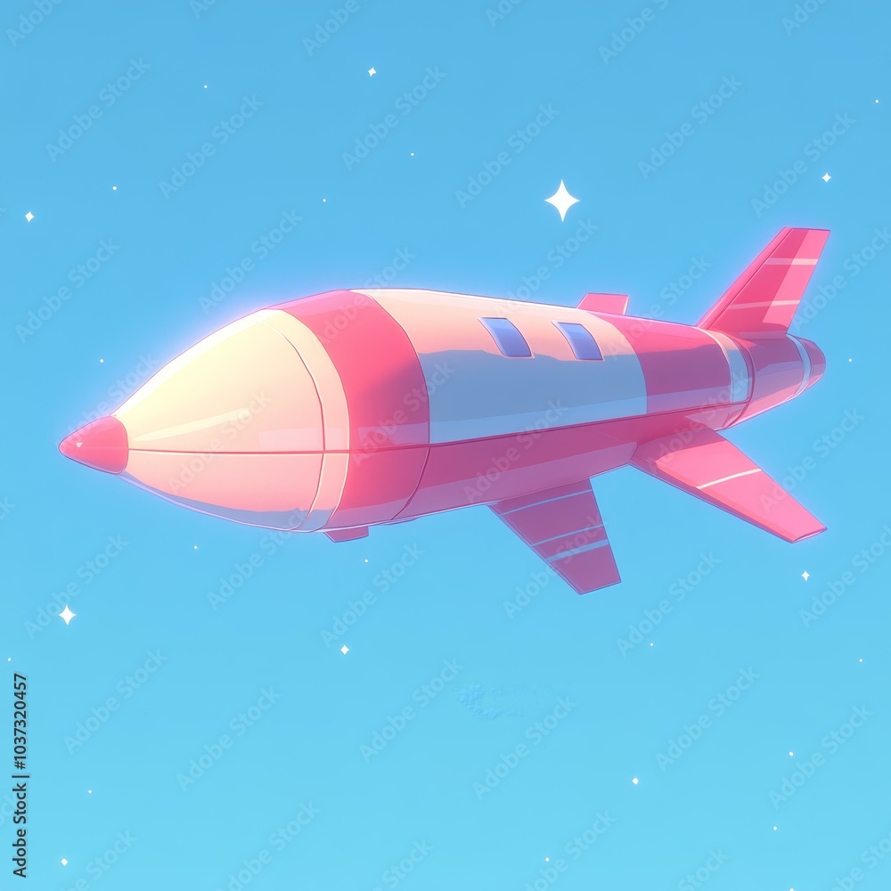Pink Jet in the Sky Pink Jet in the Sky