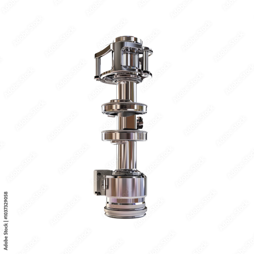 Industrial Machine Component Close-up Industrial Machine Component Close-up