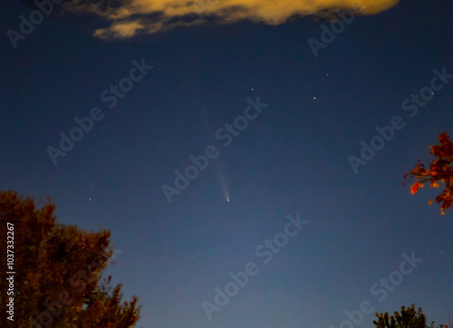 Comet Tsuchinshan-ATLAS at Dusk photo