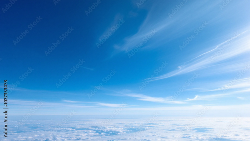 Fototapeta premium Blue Sky Image, nature background, gradient color