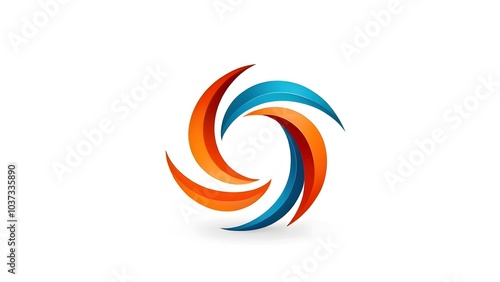 Modern Corporate Business Brand Logo Design Isolated on JPG White Background, Generated BY AI,