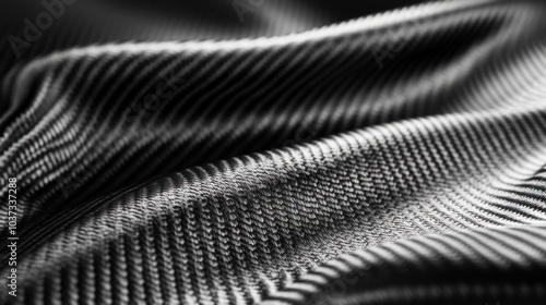 Wallpaper Mural Smooth carbon fiber texture, emphasizing the weave of the material with a subtle reflective finish. Torontodigital.ca