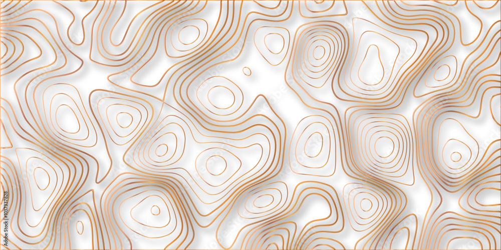 Topographic canyon geometric map relief texture with curved layers and shadow. abstract White background with a beautiful pattern, Topographic contour lines vector map seamless pattern vector.
Topographic canyon geometric map relief texture with curved layers and shadow. abstract White background with a beautiful pattern, Topographic contour lines vector map seamless pattern vector.