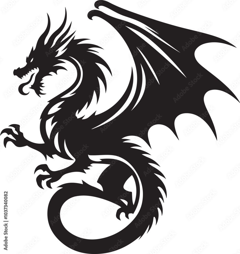 Dragon vector illustration and templates Dragon vector illustration and templates