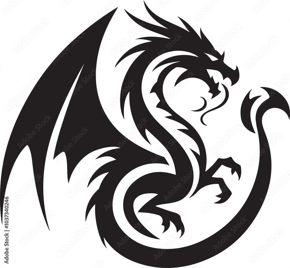 Dragon vector illustration and templates Dragon vector illustration and templates