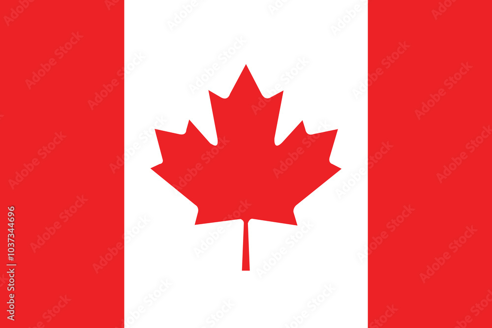 Canada flag, The national flag of Canada. Canada flag, The national flag of Canada.