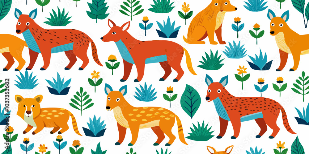 seamless pattern with giraffe seamless pattern with giraffe